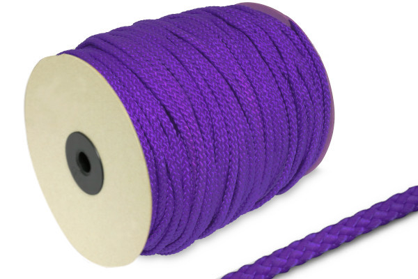 PP šnúra, Ø 5 mm, na 100 m rolke, fialová
