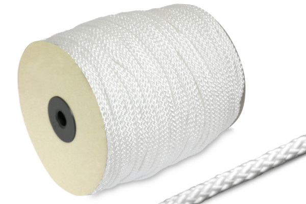 PP šnúrka, priemer 5 mm, na 100 m rolke, biela