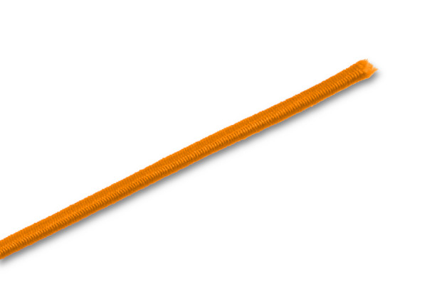 Gumové šnúry v dĺžkach na mieru, oranžové