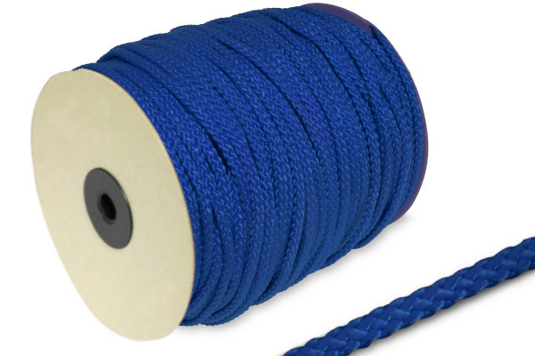 PP šnúra, priemer 5 mm, na 100 m rolke, modrá