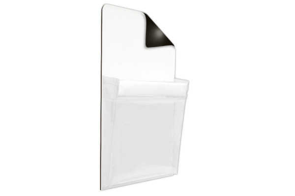 Magnetické kapsy pre formát DIN A4, s popisným prúžkom, 240 x 300 mm