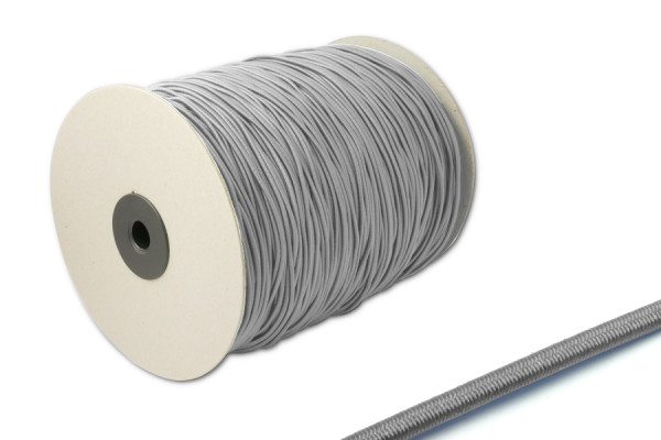 Gumička, priemer 2,2 mm, na 500 m rolke, sivá