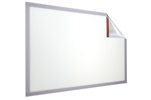 Magnetické informačné rámy pre formát DIN A4, 229 x 315 mm, sivý