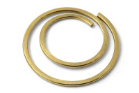 Kancelárske sponky okrúhle „circular“, <BR>priemer 20 mm, <BR>pozlátené