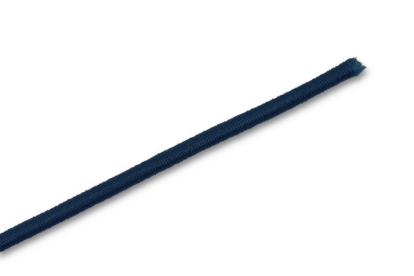 Gummischnüre als Zuschnitte, marineblau