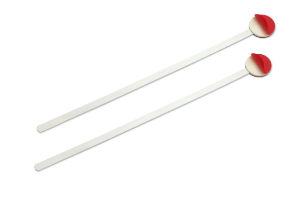 Kovové úchytky Dekolift, s priečnikom cca 160 mm, s plastovým obalom, s 2 lepiacimi plochami