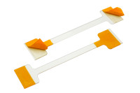 Wobblery na police<BR> z plastu, <BR>75 mm, priehľadné, <BR>s 2 lepiacimi plochami