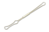 Drôtený držiak,<br> pre rozstup krúžkov 80 mm,<br> 110 mm, poniklovaný