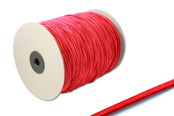 Gumová šnúra, priemer 2,2 mm, na 500 m rolke, červená